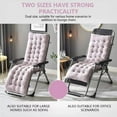 thumbnail image 3 of 63" Lounge Chair Cushion Rocking Recliner Padding 3" Thick + Ties(Chair not Included), 3 of 7