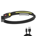 thumbnail image 1 of Lámpara Linterna COB 4 modos USB recargable inteligente que agita los faros del sensor Tmvgtek Para estrenar, 1 of 7