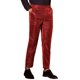 thumbnail image 4 of Pantalones de lentejuelas metálicos para hombres INSPIRE CHIC de los años 70, pantalones rectos de fiesta, 36 Rojo, 4 of 5