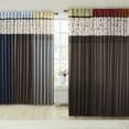 thumbnail image 6 of Madison Park Serene Polyester Fabric Embroidered Window Panel in Brown/Orange, 6 of 7