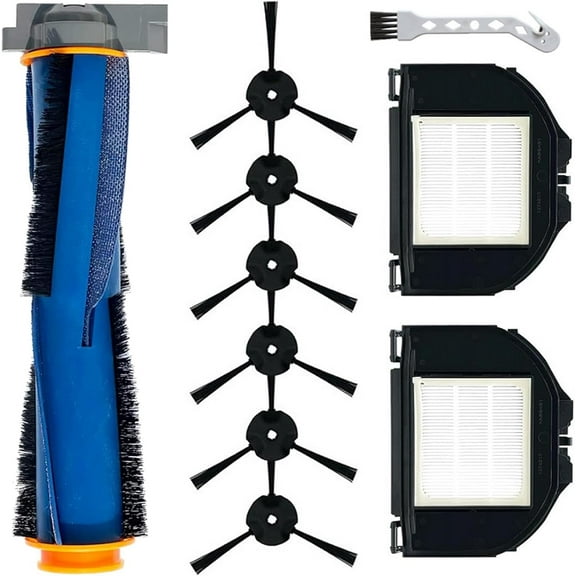 Accessories Set Compatible With Shark RV2310/RV2310AE Vacuum Cleaner Replacement Parts Includes Main Brush Side Brush Filter