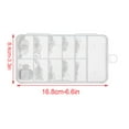 thumbnail image 3 of Wweixi Toe Nail Tips Transparent Lightweight Fine Workmanship Unique Design Exquisite Appearance Distinctive Fake Sticker Natural Color 1Set, 3 of 6