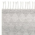 thumbnail image 3 of SAFAVIEH Natura Aphrodite Braided Diamonds Runner Rug, Silver, 2'3" x 8', 3 of 5