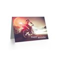 thumbnail image 2 of Happy Birthday Motorbike Light Greetings Card Plus Envelope Blank inside, 2 of 3