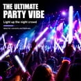 thumbnail image 6 of NOGIS Led Foam Glow Sticks, 15.7 Inches Bulk Glow Sticks, LED Light Sticks, Light-Up Sticks for Wedding, Raves, Carnival, Concert, Halloween, Birthday Party (White-24 Pcs), 6 of 7