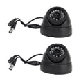 thumbnail image 1 of 2X Negro Camaras de Vigilancia PAL 1/3 pulgada CMOS 700TVL 24 LED IR Corte 3,6 mm Camara de CCTV, 1 of 5