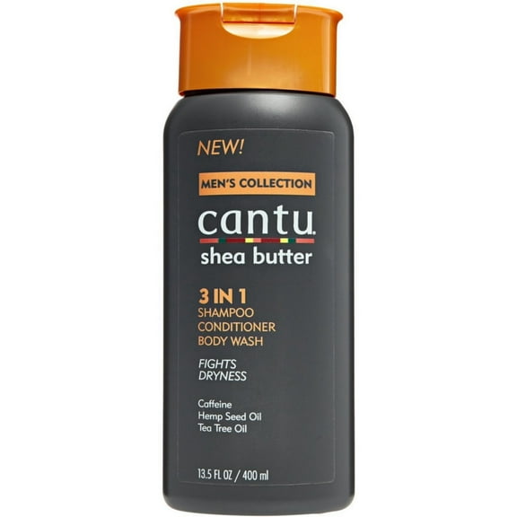 Cantu - Men's 3 in 1 Shampoo, Conditioner, and Body Wash 13.5 Oz. * BEAUTY TALK LA *
