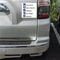 thumbnail image 2 of DistinctInk Custom Bumper Sticker - 4" x 4" Decorative Decal - White Background - Nurse Never Gives Up, 2 of 2