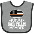 thumbnail image 3 of Inktastic Future Sar Team Search and Rescue Member Boys or Girls Baby Bib, 3 of 4