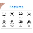 thumbnail image 5 of WIKCOVER Smart Mini Spy Wireless WiFi Camera 1080P HD Night Vision Security Cam with 32GB Card for Home Monitoring Mobile Alert PIR Detection, 5 of 8
