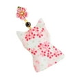 thumbnail image 2 of KLKCMS Pull Out Key Bag Car Key Holder Polyester Flower Pattern Creative Gift Lovely Car Key Case Key Sleeve Keychain Bag Bossom, 2 of 9