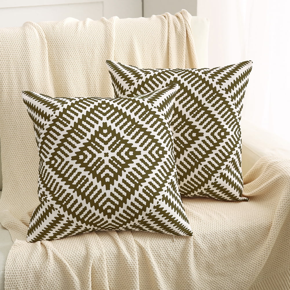 Set of 2 Pillowcases Cushion Covers Throw Pillow Covers Standard Pillow Cover Home Decorative