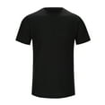 thumbnail image 2 of Men Summer Tops Turtleneck Men Petite Mens Clothes Fall Trendy Lady Athletic Shirt Print T Shirts Spandex Fitted Shirts Workwear Polyester Shirt Mens Casual Turtleneck Tee Slim Work M Black 4XL, 2 of 7