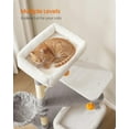 thumbnail image 4 of Tall Cat Tree Tower Multiple-Level Cat Condo with Caves Scratching Posts Perches Dark UPCTG, 4 of 7