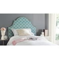 thumbnail image 2 of Hallmar Blue & White Arched Headboard - Silver Nail Head-Finish:Blue/White,Size:Twin, 2 of 8