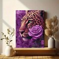 thumbnail image 6 of UXIEQU Leopard Rose Canvas Wall Art Print 15.75x11.81 Inches, 6 of 8