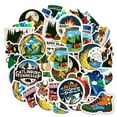 thumbnail image 4 of 35pcs Hiking Stationery Stickers Adventure Waterproof Graffiti Decals Nature DIY Stickers for Laptops Suitcases Notebooks, 4 of 9
