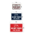 thumbnail image 6 of Signs ByLITA Classic Framed Do Not Touch The Glass Sign (Brushed Silver) - Large, 6 of 7