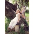 thumbnail image 5 of Drtj V-Neck Flower Girl Tulle WeddingBridesmaid Dresses Princess Dresses Children's Birthday Ball Formal Dresses Girls Prom Dresses, Sized 12T, Color Champagne, 5 of 6