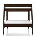 thumbnail image 6 of Furniture of America Vance Wood Bunk Bed, Twin/Full, Dark Walnut, 6 of 7