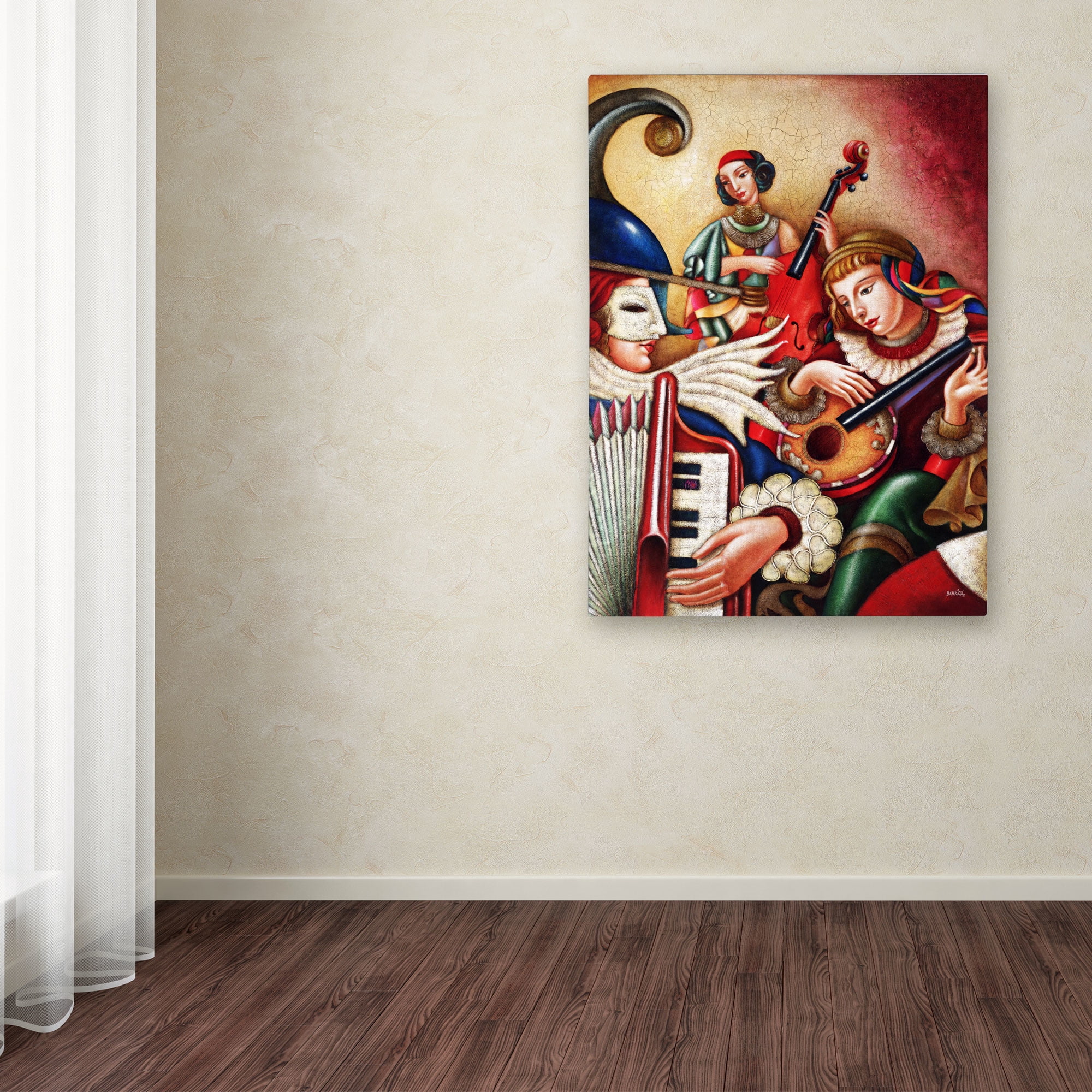 Trademark Fine Art "Inspiriacion" Canvas Art by Edgar Barrios