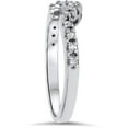 thumbnail image 3 of Pompeii 1/4ct Diamond Curved Notched Ring Guard Enhancer 14k White Gold (G/H,I1), 3 of 4