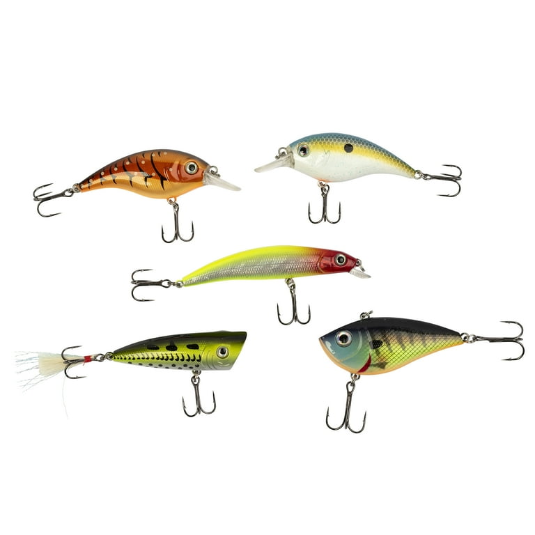 KTW lures 5個セット Ozark Trail 5pc Freshwater Hard Plastic Lure Kit Assortment with