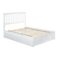 thumbnail image 3 of Mission Platform Bed with Flat Panel Foot Board and 2 Urban Bed Drawers in, Multiple Colors and Sizes, 3 of 6