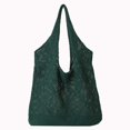 thumbnail image 4 of Bolso Tejido para Mujer Playa Informal Bolsos Hombro Mujeres Gran Capacidad Malla Retro Hueco Viajes Compras Bolsas Verano, 4 of 9