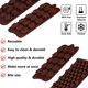 thumbnail image 4 of Molde de silicona de 4 piezas, molde para hornear de silicona antiadherente de grado alimenticio, molde para dulces, molde para mantequilla con diferentes formas, 4 of 5