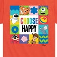 thumbnail image 3 of Disney - Choose Happy Grid - Toddler & Youth Short Sleeve Graphic T-Shirt, 3 of 6