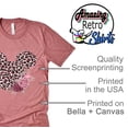 thumbnail image 6 of Women Teen Leopard Print Mickey Ears with Flowers Shirt Floral Adult Women Ladies Boho Character Tshirt (XX Large, Mauve), 6 of 7