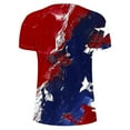 thumbnail image 5 of JXMVOJ Men's T-Shirts Flag Print Crew Neck T-Shirt Spring and Summer Casual Fashion Short Sleeve Retro Shirt Summer Top Casual Short Sleeve Shirt Tees 4 July T Shirt, 5 of 5