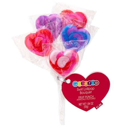 Galerie Swirl Heart Lollipop Bouquet, 1.94 oz