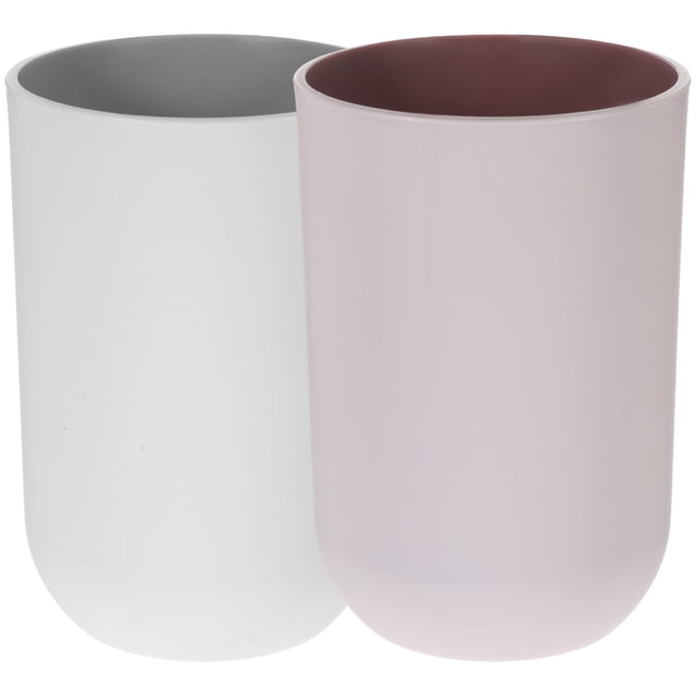PTOOTP - Vaso de agua para 2 cepillos de dientes, para el hogar, para el baño