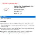 thumbnail image 2 of Radiator Cap - Compatible with 2010 - 2013 Suzuki Kizashi 2011 2012, 2 of 2