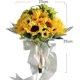 thumbnail image 3 of Romantic Wedding Sunflower Bouquet Artificial Silk Flower Wedding Flowers Brides Hand Bouquet, 3 of 5