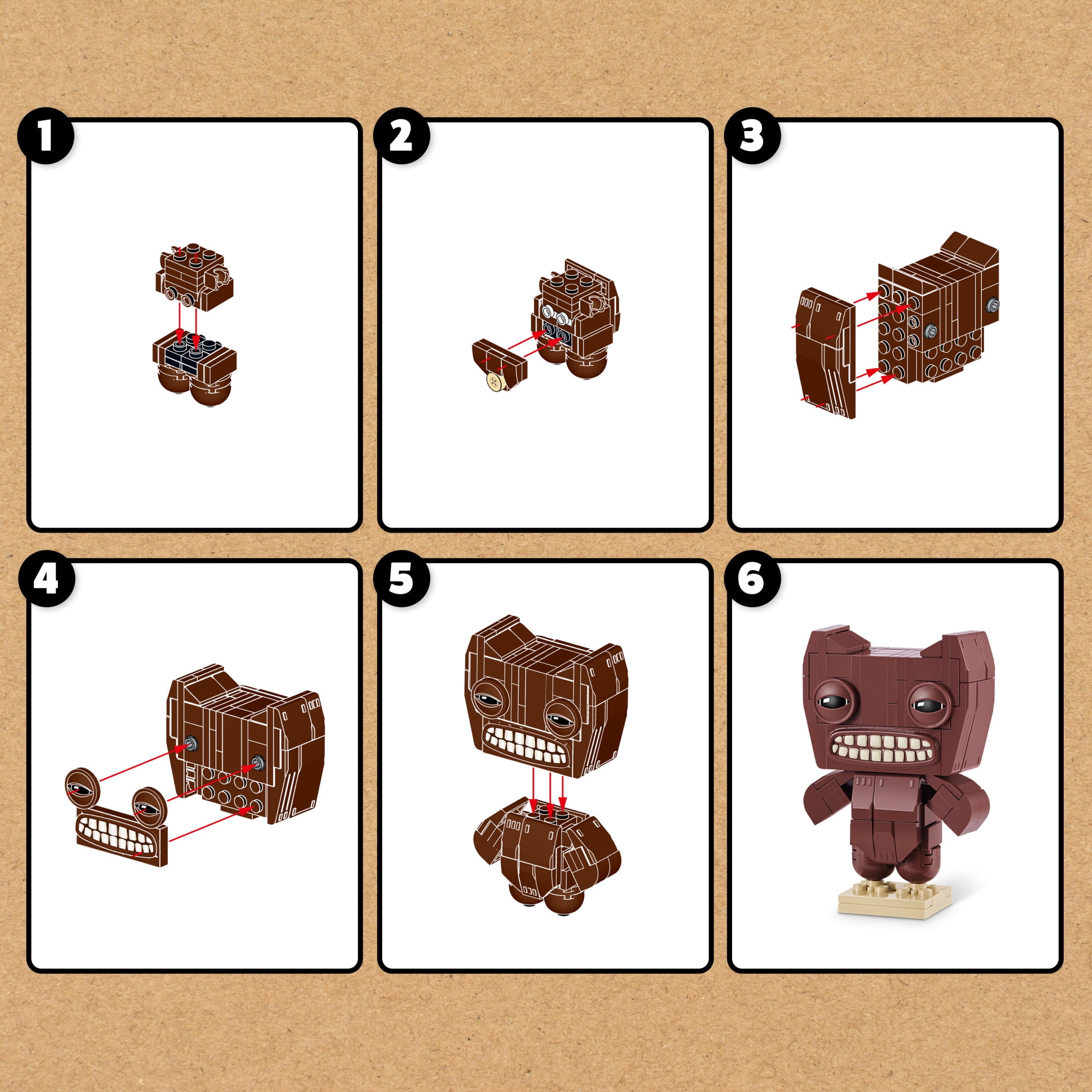 MAX BUILD MORE Premium Fugglers Collection (Squidge) by ZURU - Plastic Building Bricks Set for Kids Ages 8+