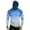 Dark Blue, variant on Performance Fishing Compression Hoodie for Men Sunscreen Integrated Face Mask Long Sleeve Breathable Gradient Color Rash Guard for Swimming Sailing Boating