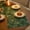 A, variant on Green Plush Christmas Table Runner, Embroidered Five-Star Christmas Tree Plush Runner for Holiday Bed End Kitchen Dining Table Decor,E
