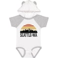 thumbnail image 3 of Inktastic Seattle Washington Skyline Sunset Boys or Girls Baby Bodysuit, 3 of 5