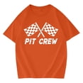 thumbnail image 4 of T-shirts pour Femmes Pit Crew 2026 Été à la Mode Manches Courtes Col Rond T-Shirts Graphiques Voiture de Course, 4 of 4