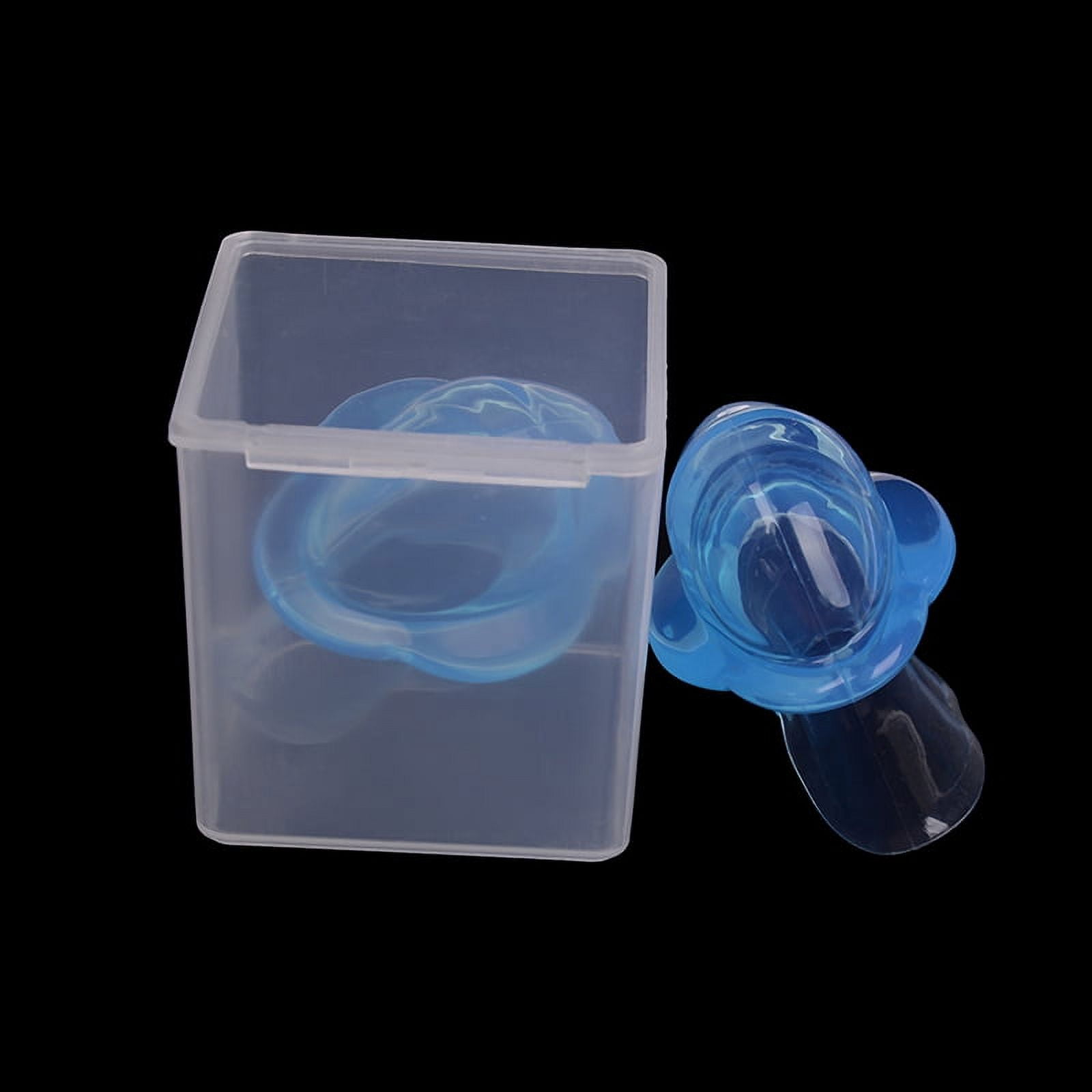 HATISS Anti snoring tongue device silicone sleep apnea aid stop snore sleeve aone Blue