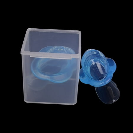 HATISS Anti snoring tongue device silicone sleep apnea aid stop snore sleeve aone Blue