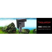 AQUATOP 300 GPH HOC Hang-on Canister Filter w/ 7W UV HC300-UV