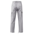 thumbnail image 5 of Ketyyh-chn99 Pants Men Cargo Casual Pants Workout Joggers Sweatpants with Pockets Grey,3XL, 5 of 5