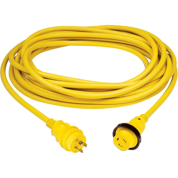 Marinco 199116 30 Amp Cordset with LED Ergo Grip 12'