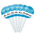 thumbnail image 1 of Antony Hello My Name Is Cupcake Picks Toppers - Set of 6, 1 of 1