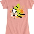 thumbnail image 3 of Disney - Goofy Head - Girls Toddler And Toddler And Youth Fitted Short Sleeve Graphic T-Shirt, 3 of 5
