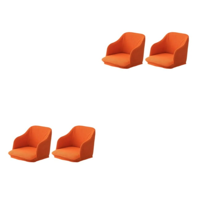 Youkk 2pieces Versatile Armchair Cover For Various Settings Easy And Stylish Quick Installation Polyester Stretchy Chair Cover orange 2Set